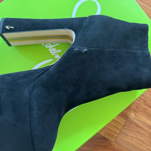 Sam Edelman ELI black suede, NEW - Picture 7 of 13
